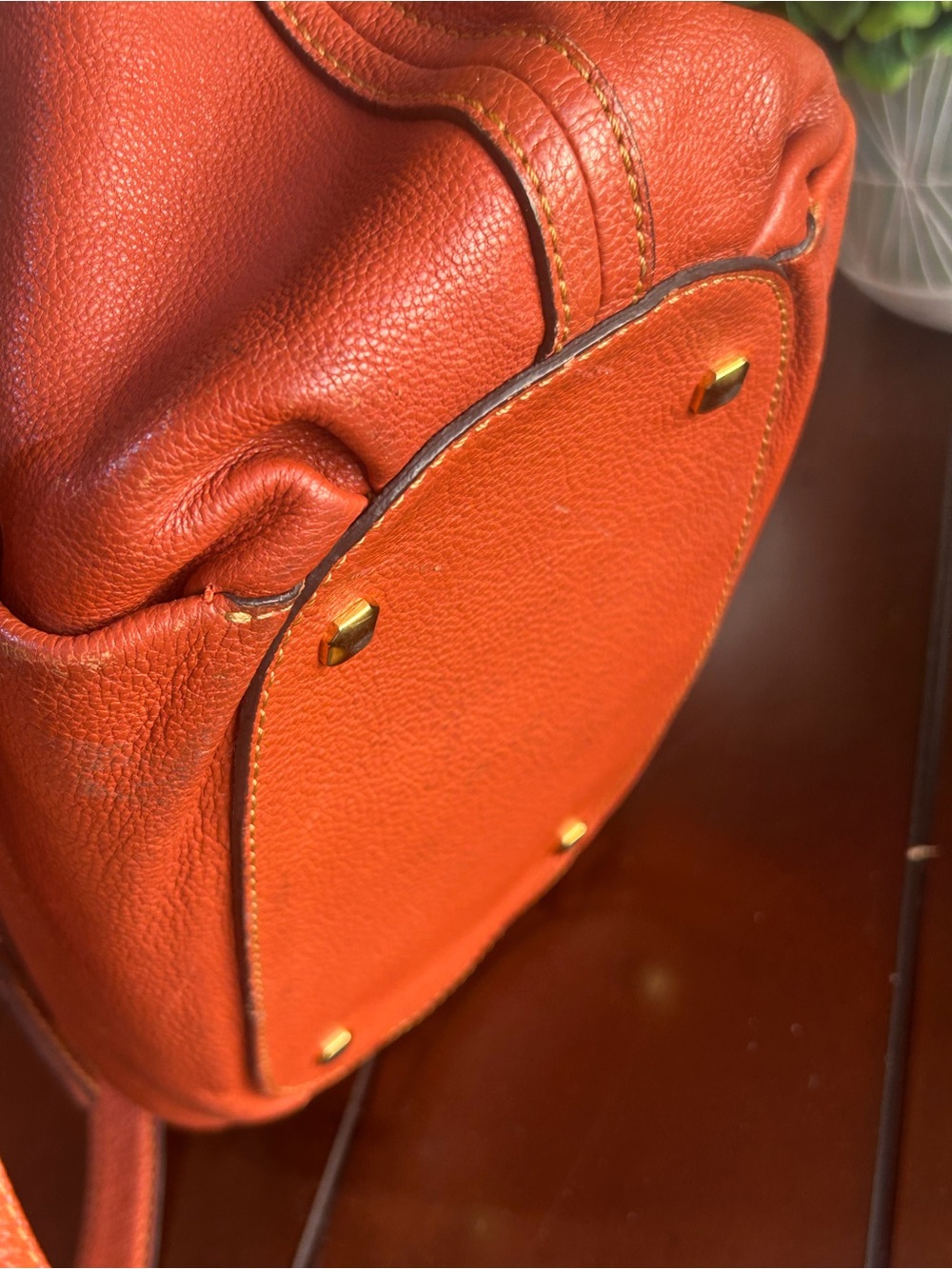 MCM Orange shoulder/ crossbody leather - Picture 12 of 14
